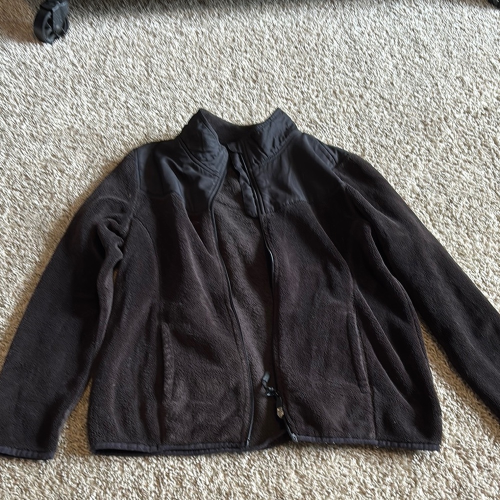 Danskin Now Black Fleece Jacket